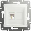 Schneider Electric RJ11 landline socket Asfora White (RAL 9003) EPH4170121D 1 pc(s)