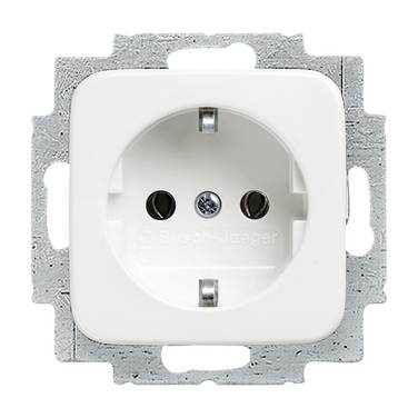 Busch-Jaeger  Insert Socket  Reflex SI, Reflex SI Linear Pure white (RAL 9010), Alpine white 20 EUC-214  1 pc(s)