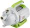 Water pump with green handle and electric switch. Suitable for garden irrigation and water transfer.