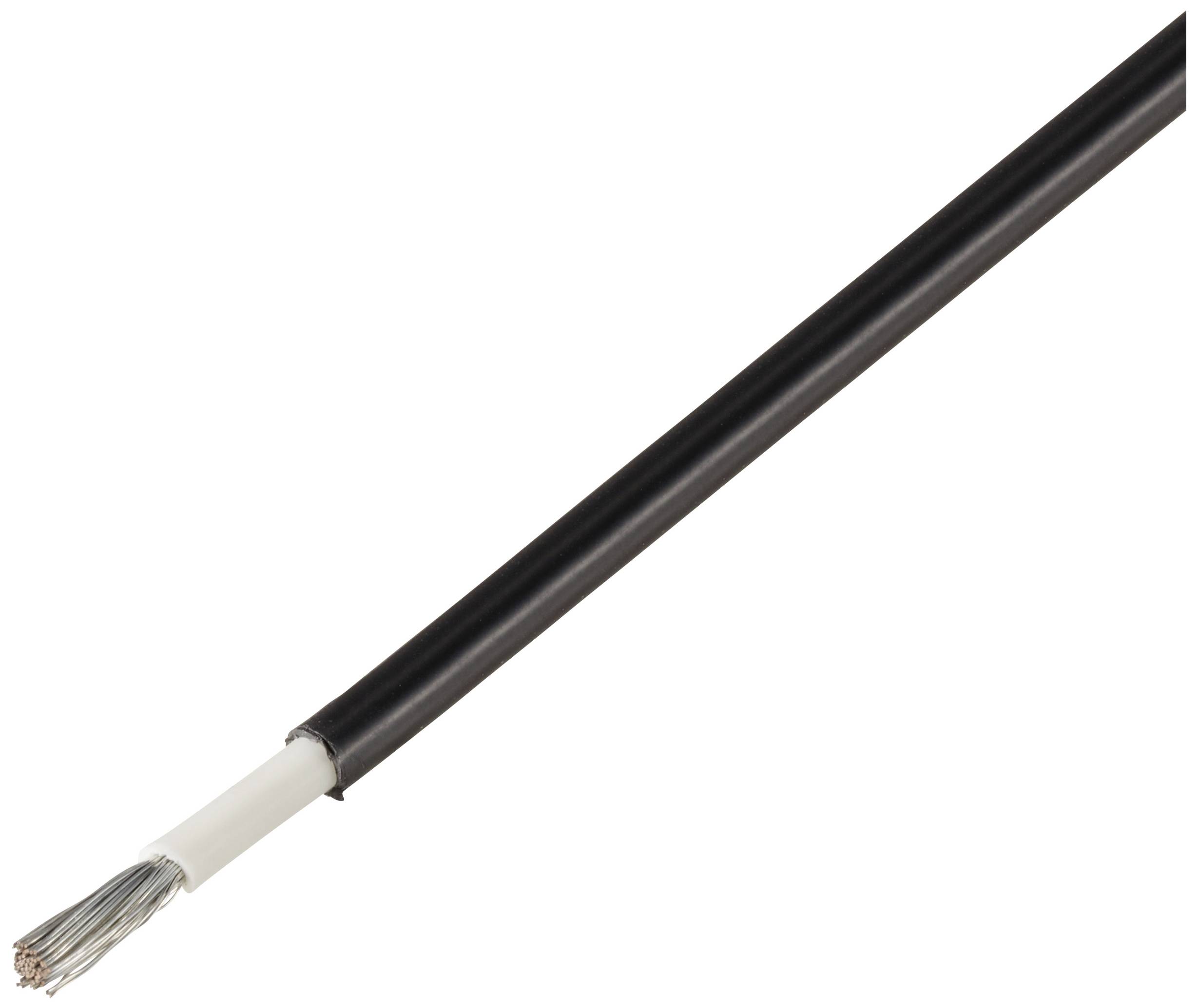 TRU COMPONENTS TC-11990896 PV cable 1 x 6 mm² Black Sold per metre
