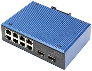 Digitus DN-651146 Industrial Ethernet switch  8 + 2 ports 10 / 100 / 1000 MBit/s