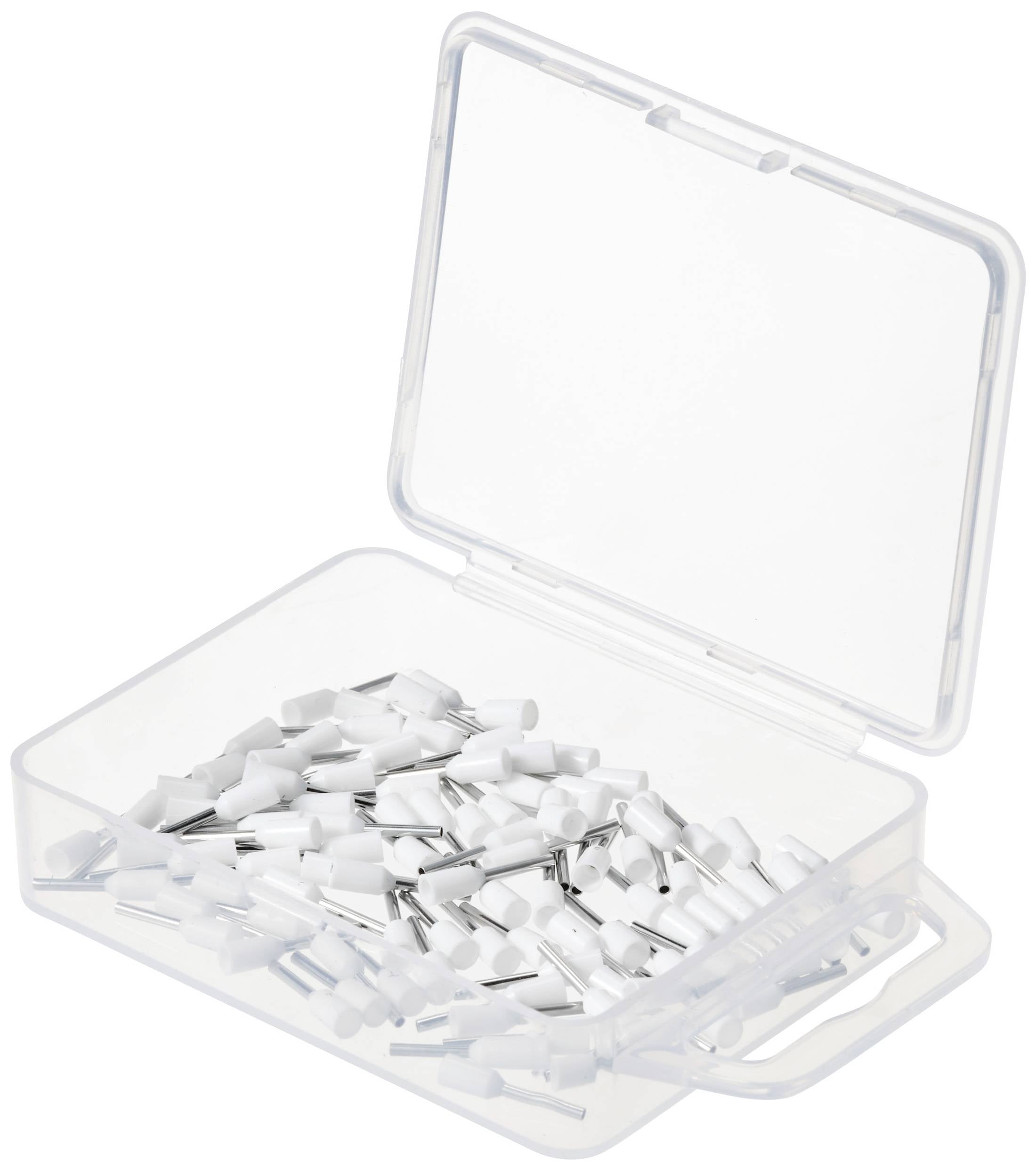 TRU COMPONENTS TC-11991852 Ferrule 0.5 mm² Partially insulated White 100 pc(s)