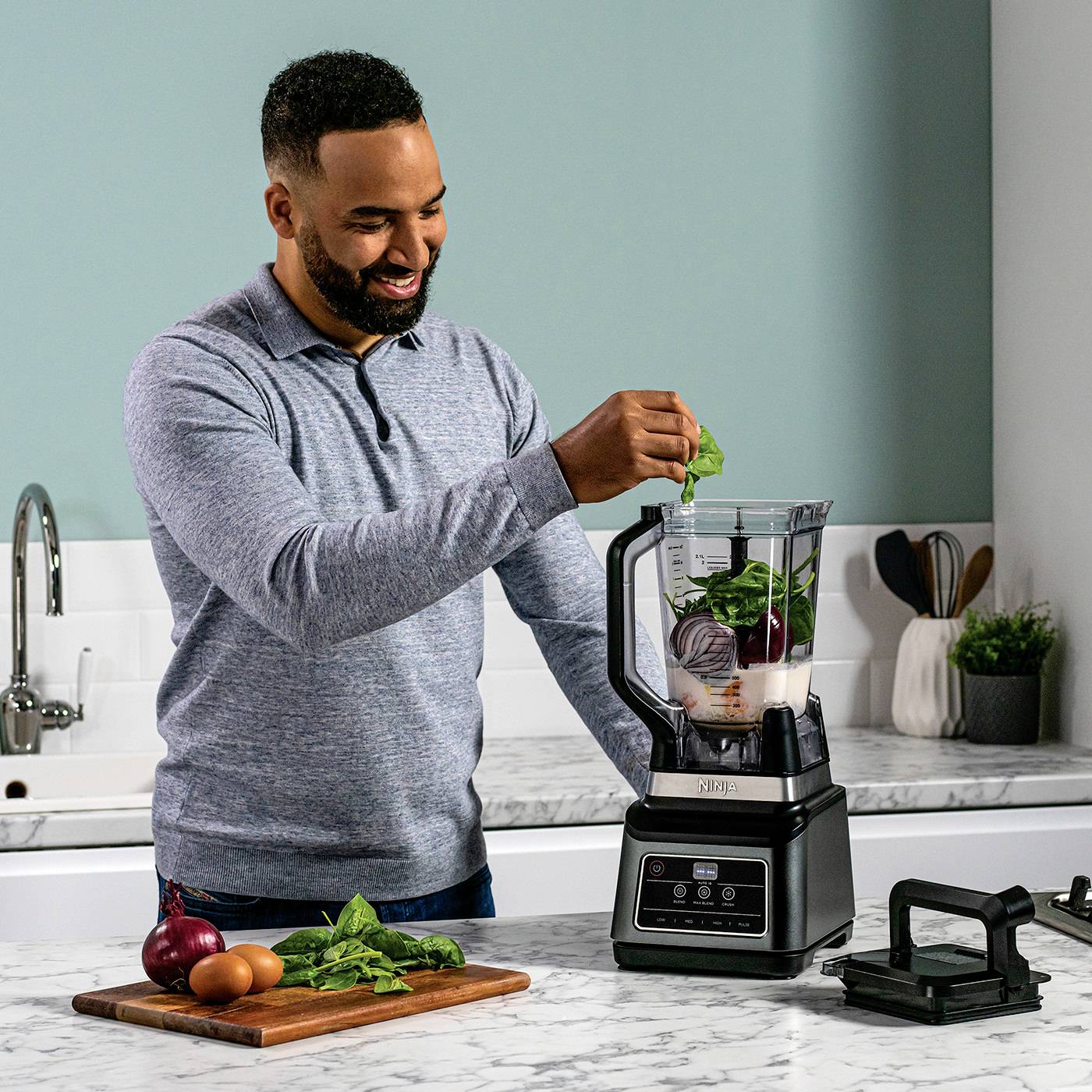 Ninja BN750EU Blender 1200 W Black, Grey (matt)-5