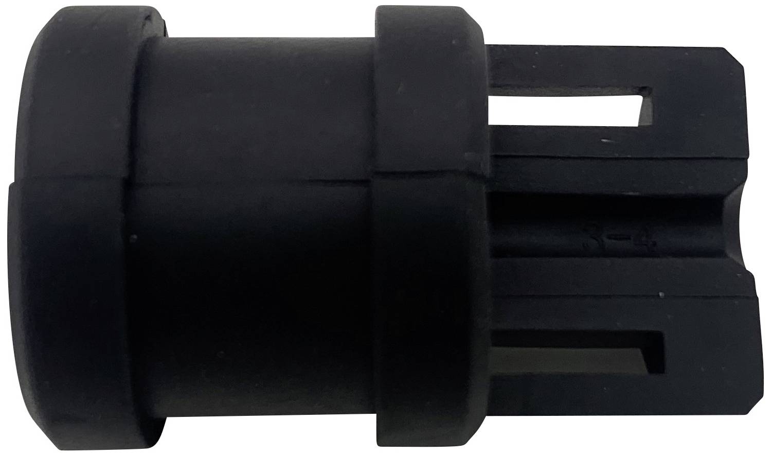 TRU COMPONENTS TC-KDT/Z 13 Cable grommet slotted Terminal Ø (max.) 14 mm Thermoplastic natural rubber Black 1 pc(s)
