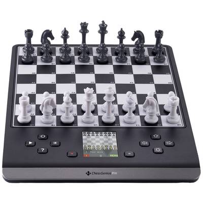 Image of Millennium Chess Genius Pro M815 Chess computer AI functions, Magnetic chessmen, Pressure sensor board, Illuminated colour display