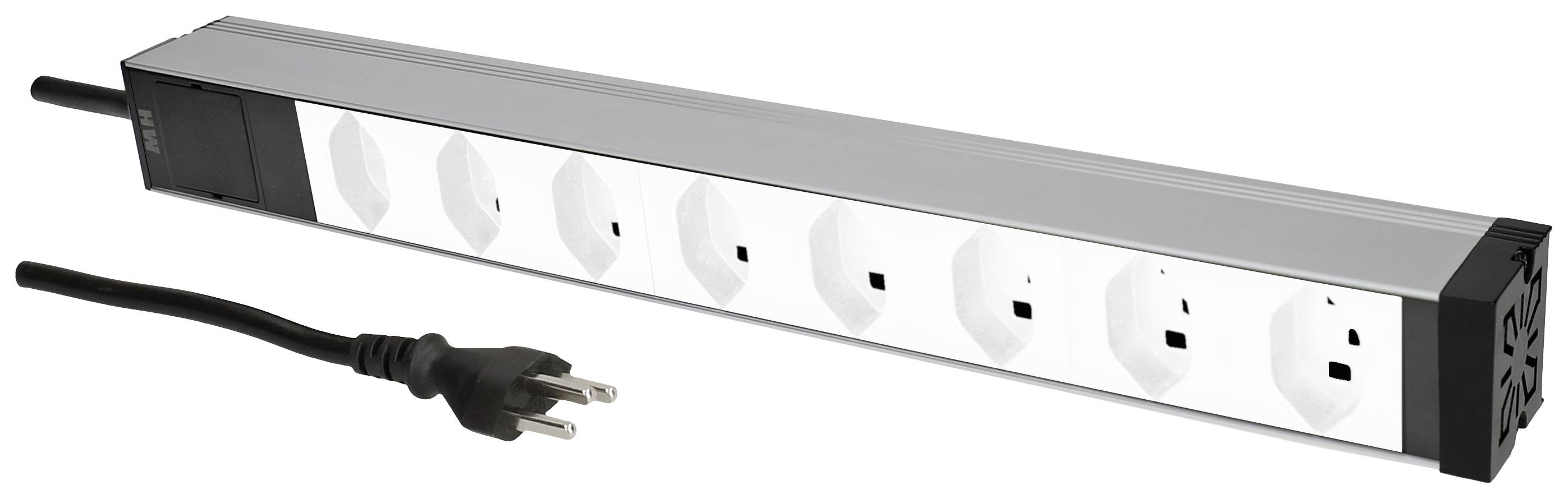 Max Hauri 171381 19" power strip White CH plug 1 pc(s)