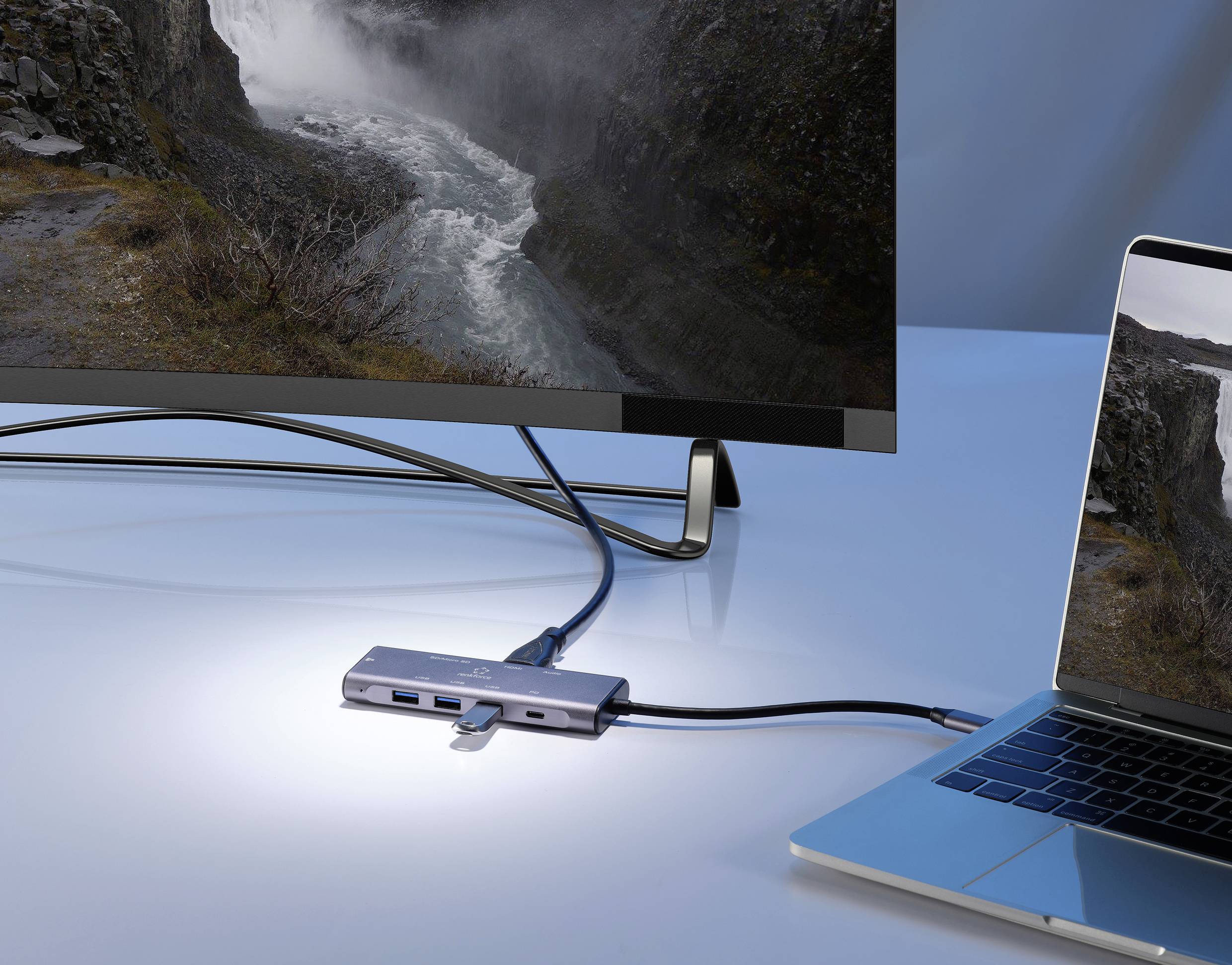 Renkforce USB-C® docking station RF-DKS-904 9-in-1 Compatible with (brand): Universal USB-C® powered-6