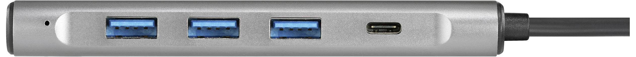 Renkforce USB-C® docking station RF-DKS-904 9-in-1 Compatible with (brand): Universal USB-C® powered-2