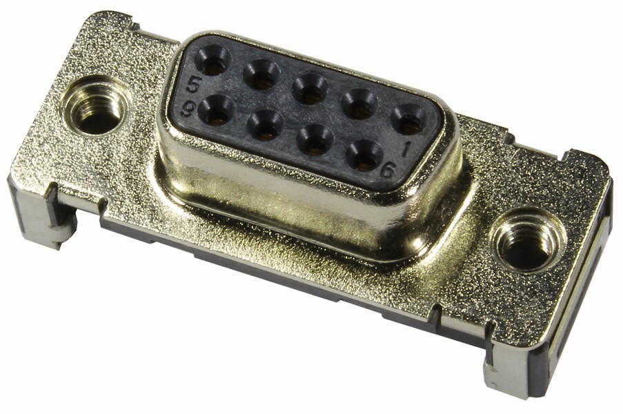 HARTING 09 55 115 7611 741 09551157611741 Connector Number of pins: 9 SMT 140 pc(s) Piece