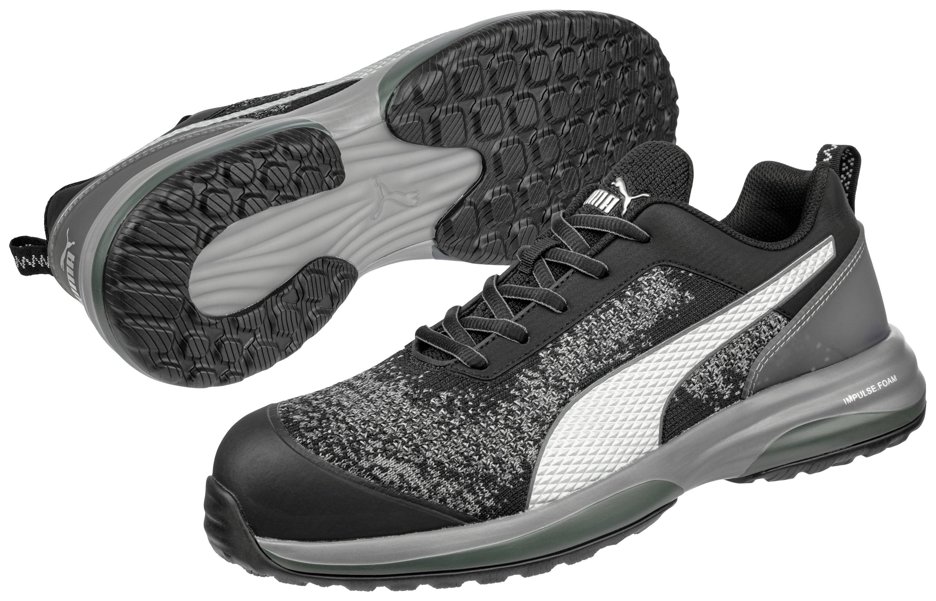 PUMA Charge Black Low 644540200000045 ESD Safety shoes S1P Shoe size (EU): 45 Black, Grey 1 Pair