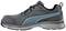 Grey sports shoe with blue accents and black sole, Puma logo on the side.