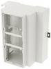 Hammond Electronics 1597DIN6MH53 DIN rail casing open 90 x 58 x 106 PPO Light grey 1 pc(s)