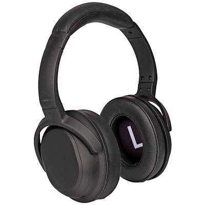 LINDY LH500XW+ Hi-Fi  Over-ear headphones Bluetooth® (1075101) Stereo Black Noise cancelling 