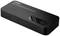 Black two-port HDMI switch, 'Lindy' brand name displayed top left.