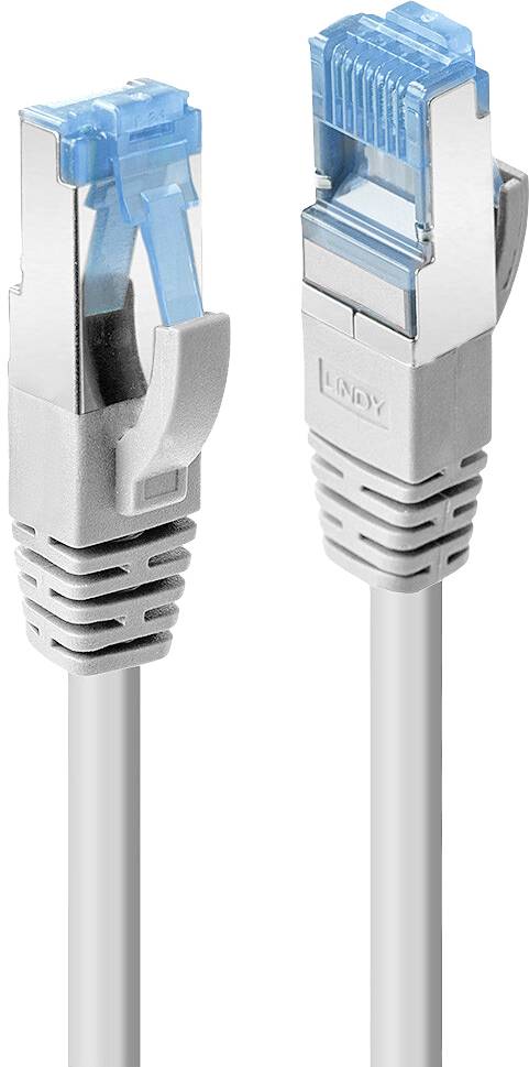 LINDY 47143 RJ45 Network cable, patch cable CAT 6A S/FTP 70.00 m Grey 1 pc(s)
