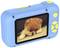 A blue photo frame displays a picture of a cute dog lying on its stomach with a sad expression. Keys are visible.
