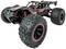 A remote-controlled off-road vehicle with large, structured tyres and a robust chassis, suitable for challenging terrain.