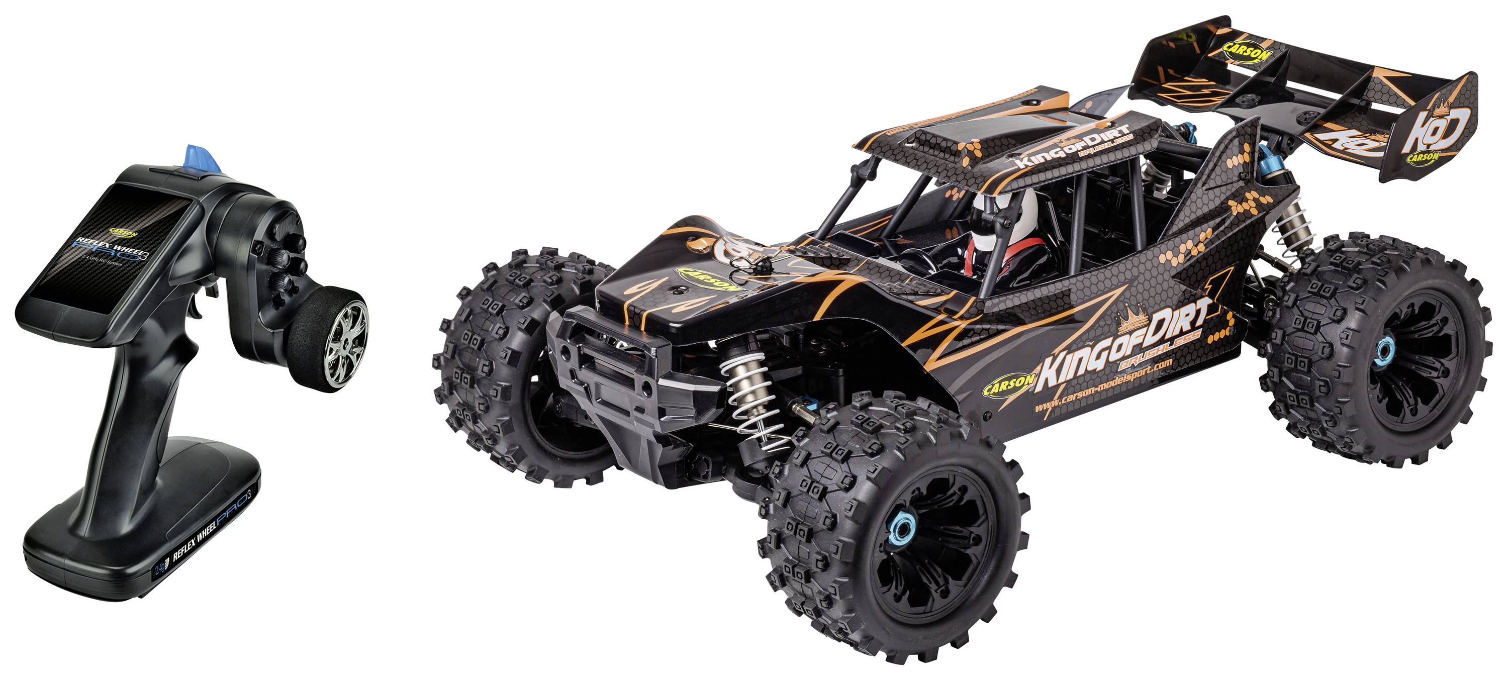 Carson Modellsport King of Dirt Cage Brushless 1:8 RC model car Electric Truggy RtR 2,4 GHz