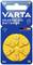 'Varta Hearing Aid Batteries, Size 10, Pack of 6. Blister pack in Blue and Yellow with text "Made in Germany".'