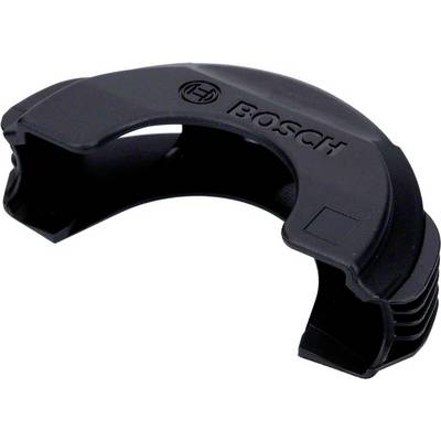 Black Bosch replacement plastic part, possibly an accessory component for a specific device or machine.