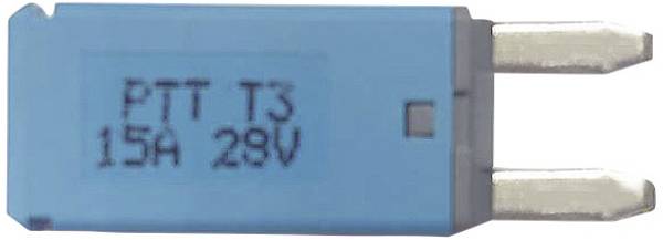 PARTS PTT Circuit Breaker Mini, type 3. Manual Reset, 15A C001-102-0064 Car standard blade-type fuse 15 A Blue 1 pc(s)