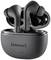 Black wireless in-ear headphones by Intenso, presented in a matching charging case.