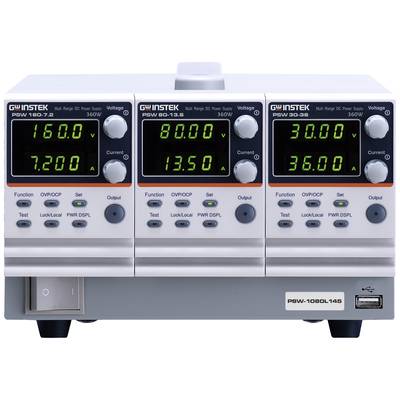 GW Instek PSW-1080H888 Bench PSU (adjustable voltage)  0 - 800 V DC 0 - 1.44 A 1080 W   No. of outputs 3 x