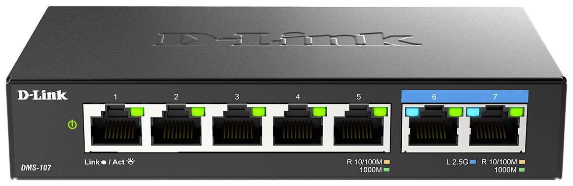 D-Link DMS-107/E Ethernet switch 5+2 ports