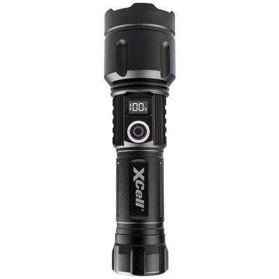 Black torch with a digital display showing '100%'. The brand name 'XCell' is visible on the handle.