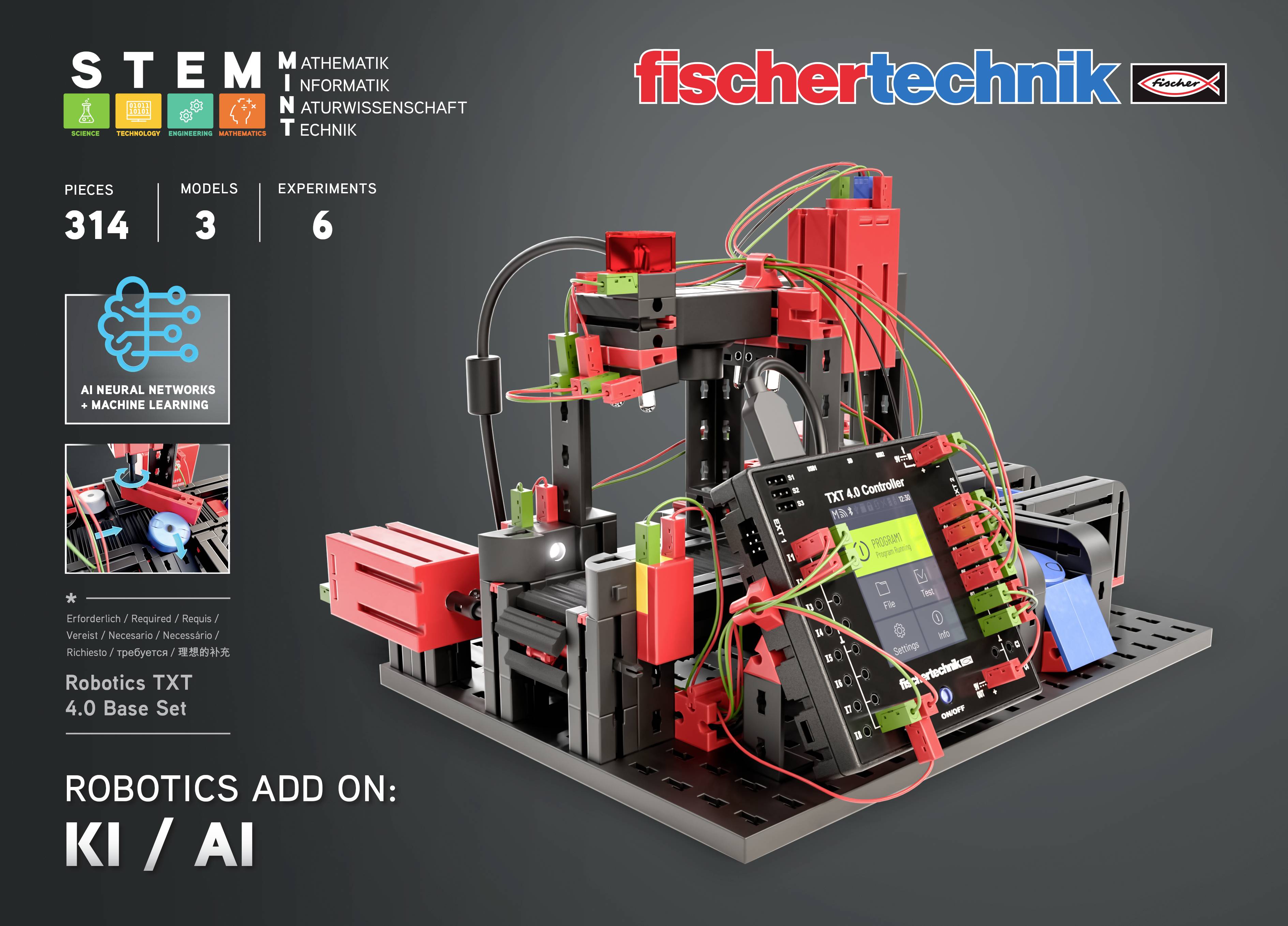 fischertechnik education Robot assembly kit Add On: Kuenstliche Intelligenz 569022