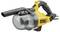 A yellow, cordless leaf blower by DeWalt with an ergonomic handle and powerful motor for efficient working.