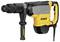 Yellow and black DeWalt drill hammer with an ergonomic handle, suitable for heavy-duty construction work.