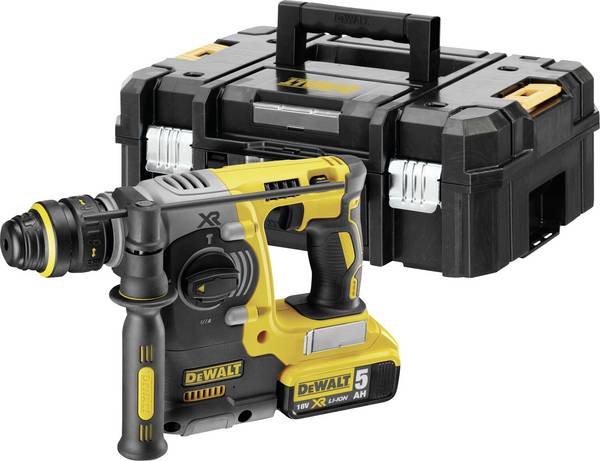 DEWALT DCH274P2T-QW SDS-Plus-Cordless hammer drill combo 5.0 Ah Li-ion incl. rechargeables