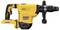 A yellow electric hammer with a black handle and marking details; suitable for heavy construction and demolition work.