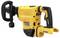 A large, yellow electric hammer with a black handle, brand logo, and technical details on the side.