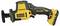 Yellow and black reciprocating saw, with 'DeWalt' and '12V XR' markings.