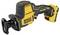 Battery-powered saw by the brand, with an ergonomic handle and yellow-black design.