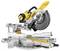 DeWalt circular saw, fitted with a yellow handle and grey casing. Suitable for precise woodcutting.