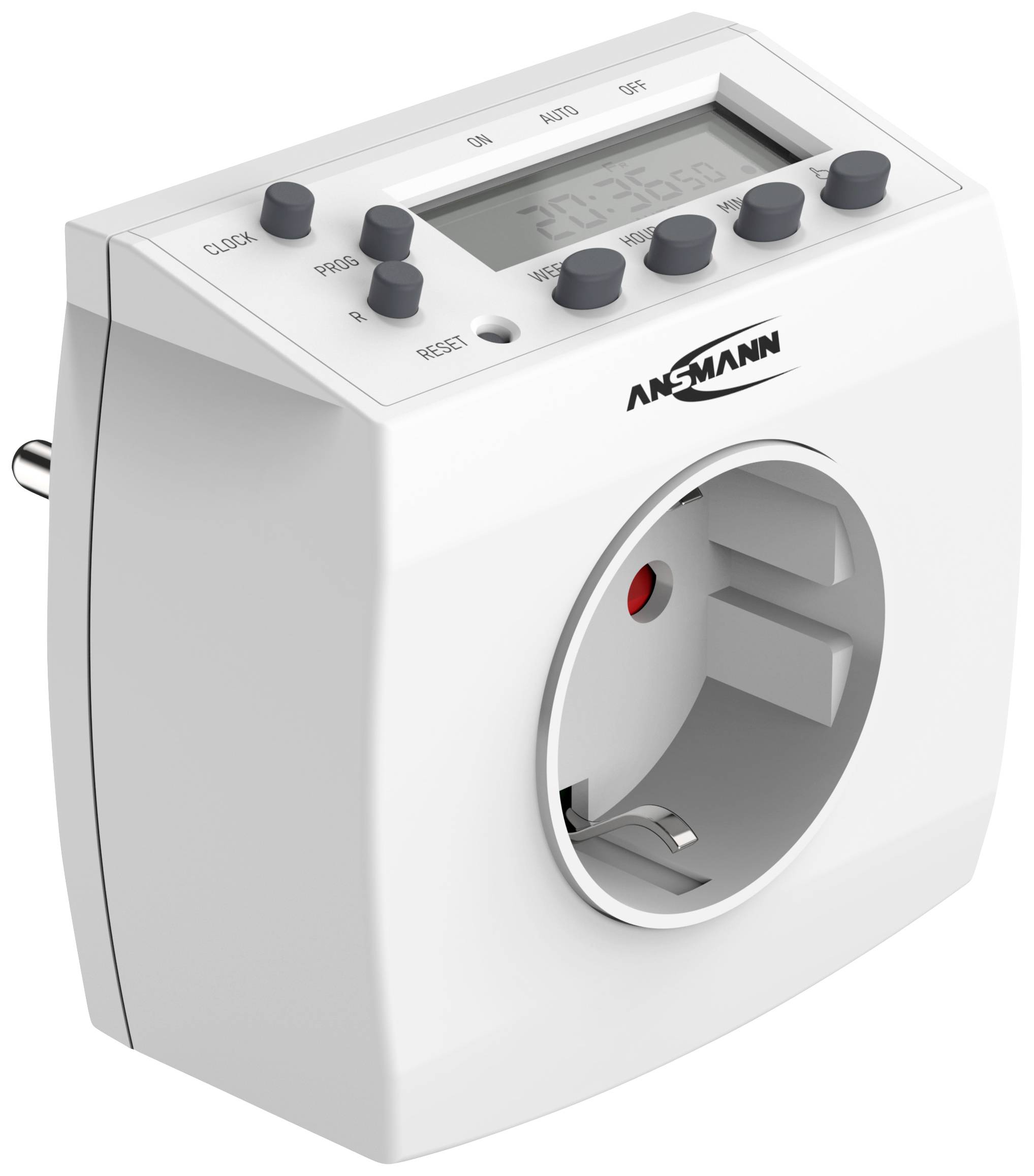 Ansmann 1260-0011 Timer digital 24h mode, 7 day mode 3680 W RND mode, Daylight savings control