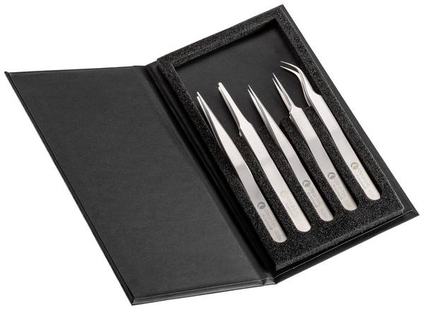 Ideal Tek K5HP.SA.IT Precision tweezers 5-piece 00, 2a, 3c, 5, 7
