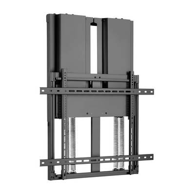 Wall mounting bracket for large screens, suitable for professional installations. Robust metal frame with adjustable rails.