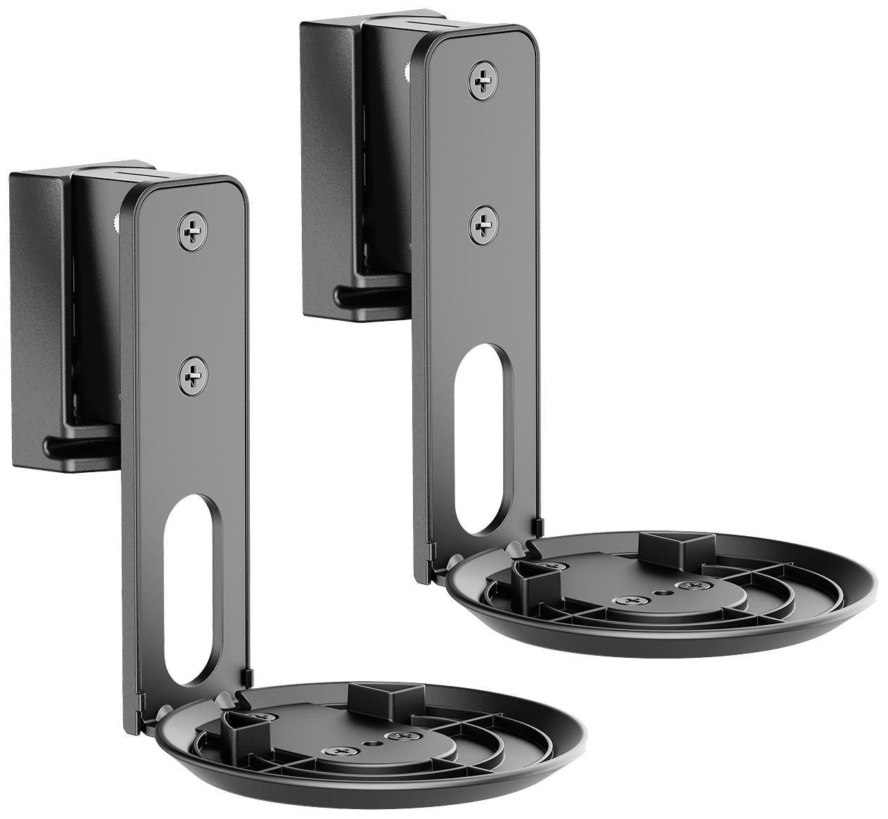 My Wall HS40L Speaker wall mount Rotatable, Tiltable Black 2 pc(s)