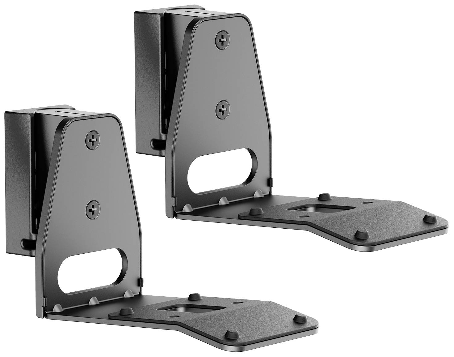 My Wall HS41L Speaker wall mount Tiltable, Rotatable Black 2 pc(s)