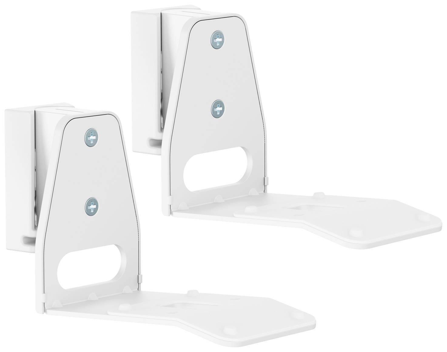 My Wall HS41WL Speaker wall mount Tiltable, Rotatable White 2 pc(s)