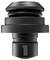 A black, metallic valve with the digit '1' printed on it. It has a layered, cylindrical shape and appears technical and functional.