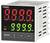Digital temperature control device with large LED display showing target and actual temperatures. Control buttons below for mode selection.