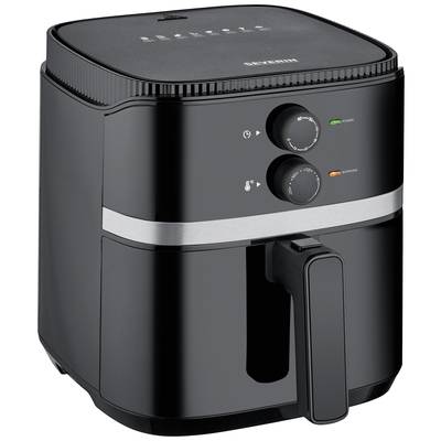 Image of Severin 2452 Airfryer 1500 W Timer fuction Black, Silver