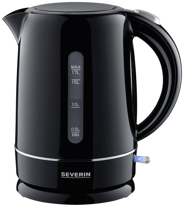 Severin 4322 Kettle cordless, Overheat protection Black Capacity: 1.7 l
