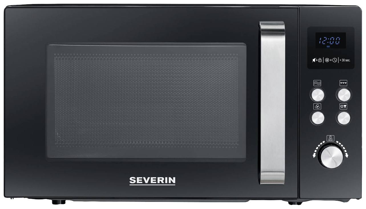 Severin 7752 Microwave Black 900 W Grill function, Heat convection