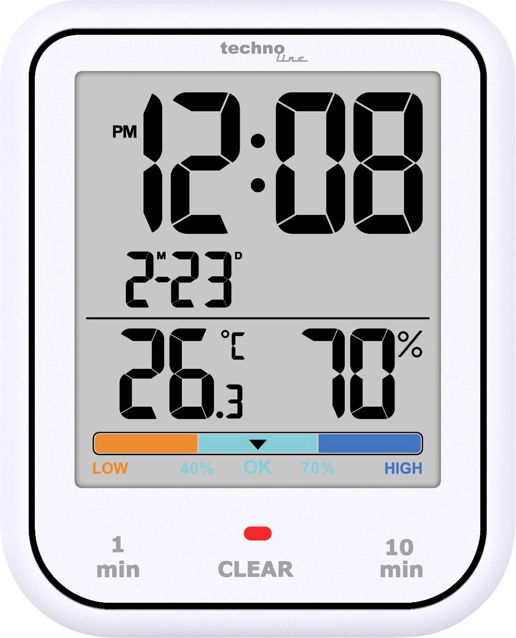 Techno Line WT380 Duschtimer Apple Watch White Digital